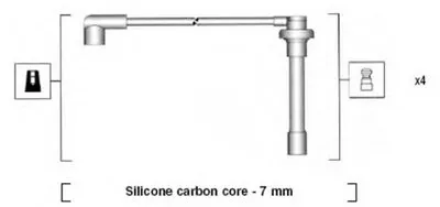 Комплект проводов зажигания MAGNETI MARELLI купить