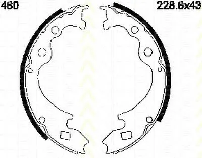 Комплект тормозных колодок TRISCAN купить