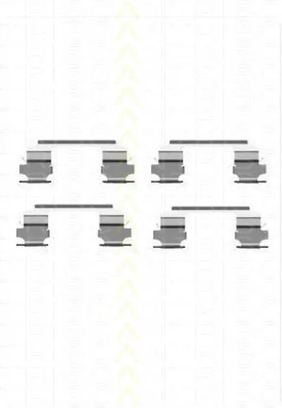 Комплектующие, колодки дискового тормоза TRISCAN купить