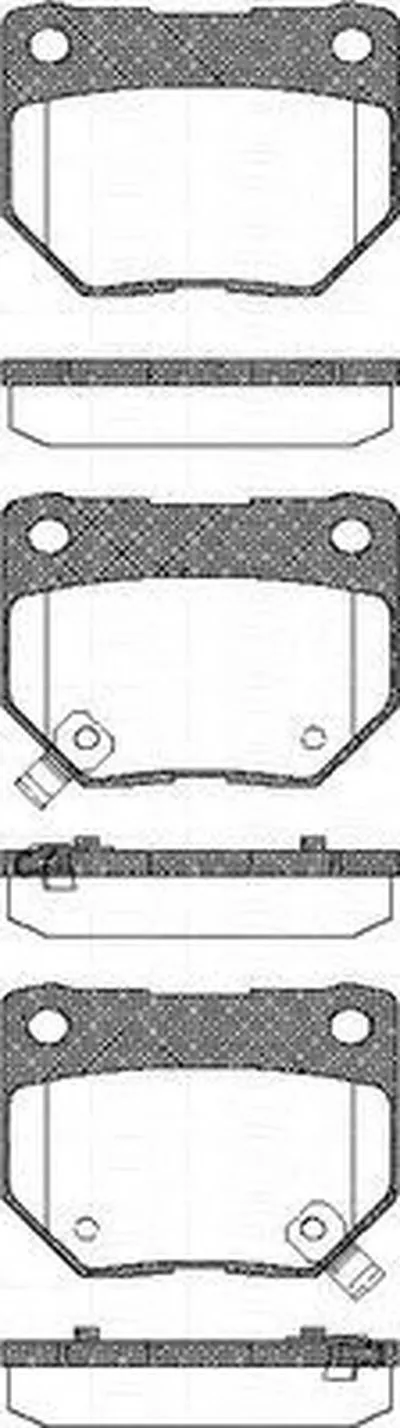 Комплект тормозных колодок, дисковый тормоз TRISCAN купить