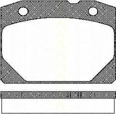 Комплект тормозных колодок, дисковый тормоз TRISCAN купить