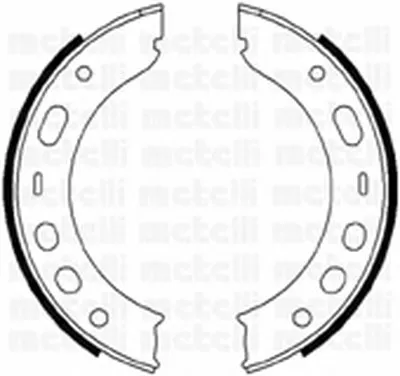 Комплект тормозных колодок, стояночная тормозная система METELLI купить