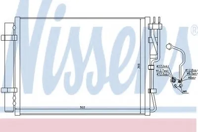Конденсатор, кондиционер NISSENS купить