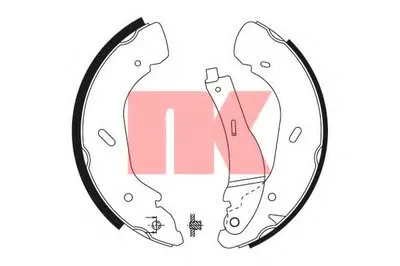 Комплект тормозных колодок NK купить