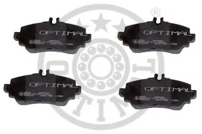 Комплект тормозных колодок, дисковый тормоз OPTIMAL купить