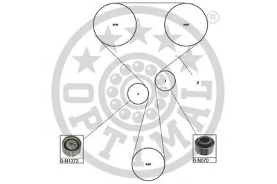Комплект ремня ГРМ OPTIMAL купить