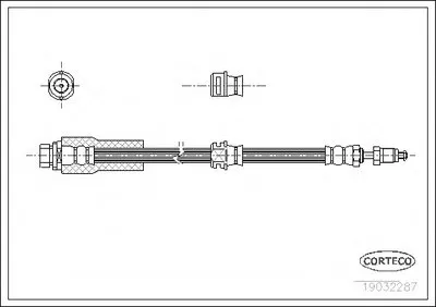 Тормозной шланг CORTECO купить