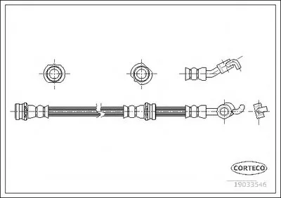 Тормозной шланг CORTECO купить
