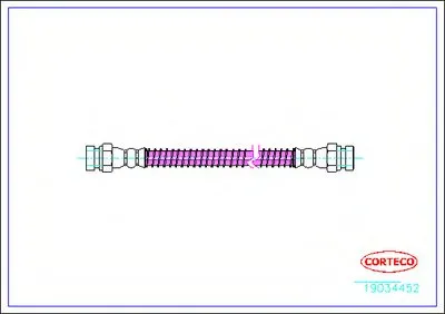 Тормозной шланг CORTECO купить