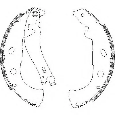 Комплект тормозных колодок REMSA купить