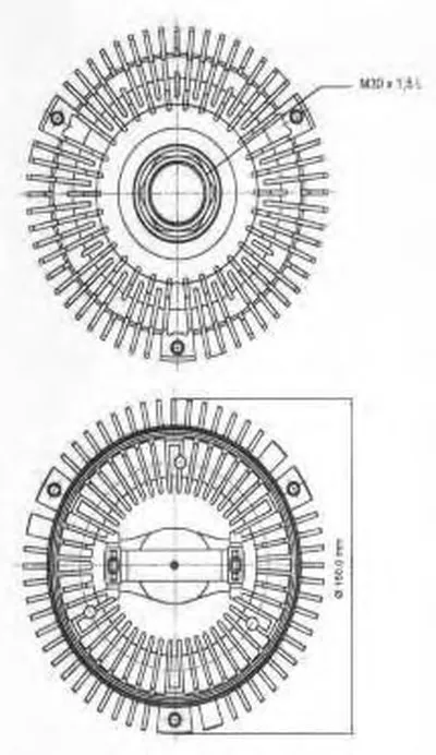 Сцепление, вентилятор радиатора BUGIAD купить