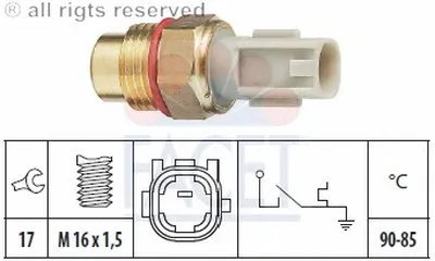Термовыключатель, вентилятор радиатора FACET купить