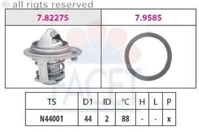 Термостат, охлаждающая жидкость FACET купить