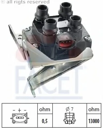 Катушка зажигания FACET купить