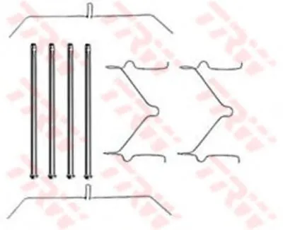 Комплектующие, колодки дискового тормоза TRW купить