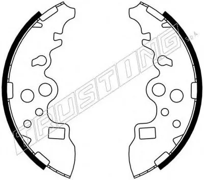 Комплект тормозных колодок TRUSTING купить