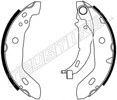 Комплект тормозных колодок REPARATION KIT TRUSTING купить