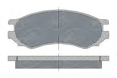 Комплект тормозных колодок, дисковый тормоз SCT Germany купить