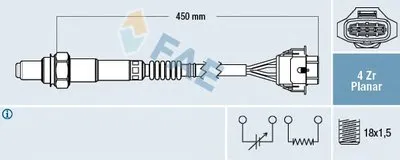 Лямда-зонд FAE купить