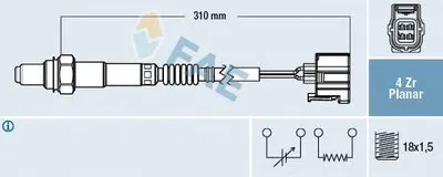 Лямда-зонд FAE купить