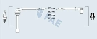 Комплект проводов зажигания FAE купить