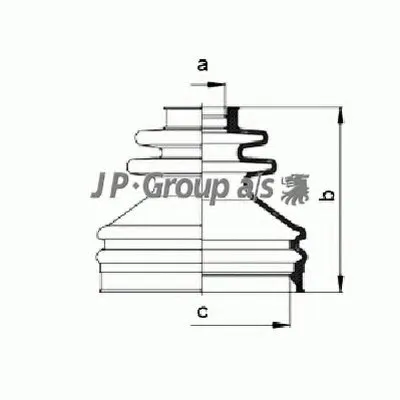 Комплект пылника, приводной вал QH JP GROUP купить