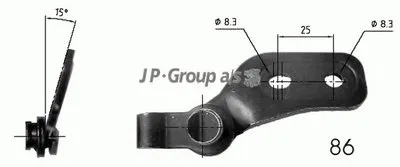 Газовая пружина, крышка багажник QH JP GROUP купить