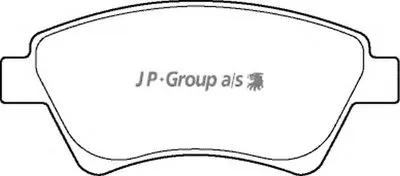 Комплект тормозных колодок, дисковый тормоз QH JP GROUP купить