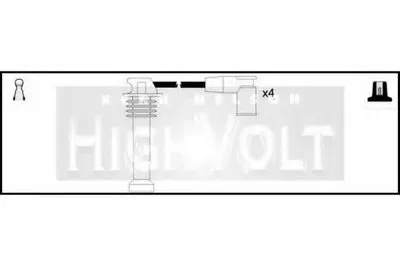 Комплект проводов зажигания HighVolt STANDARD купить