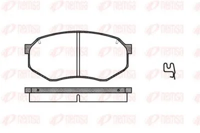 Комплект тормозных колодок, дисковый тормоз KAWE купить