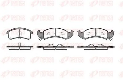 Комплект тормозных колодок, дисковый тормоз KAWE купить