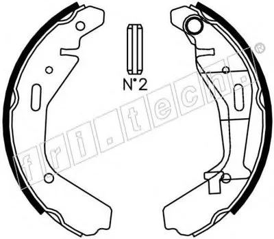 Комплект тормозных колодок fri.tech. купить