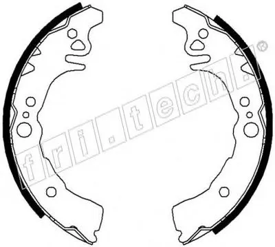 Комплект тормозных колодок fri.tech. купить