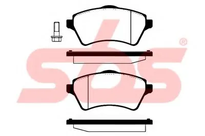 Комплект тормозных колодок, дисковый тормоз sbs купить
