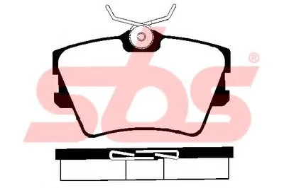 Комплект тормозных колодок, дисковый тормоз sbs купить