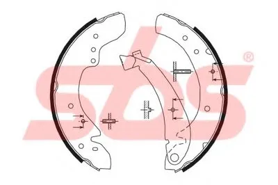 Комплект тормозных колодок sbs купить