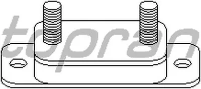 Кронштейн, система выпуска ОГ TOPRAN купить