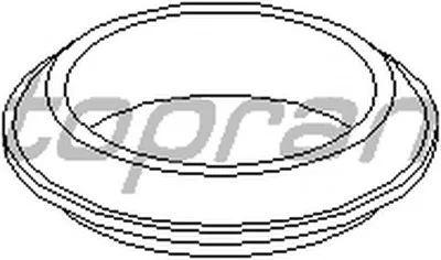 Прокладка, труба выхлопного газа TOPRAN купить