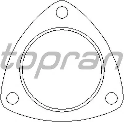 Прокладка, труба выхлопного газа TOPRAN купить