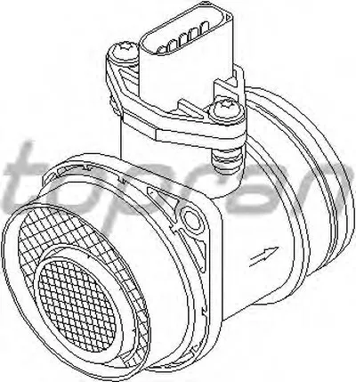 Расходомер воздуха TOPRAN купить