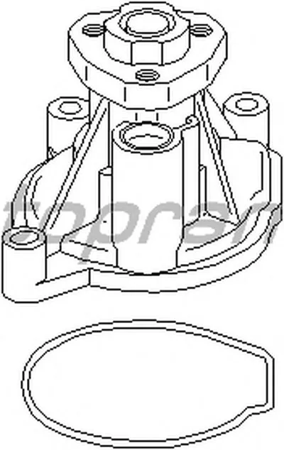 Водяной насос TOPRAN купить