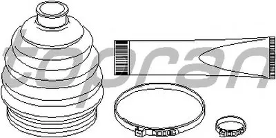 Комплект пылника, приводной вал TOPRAN купить