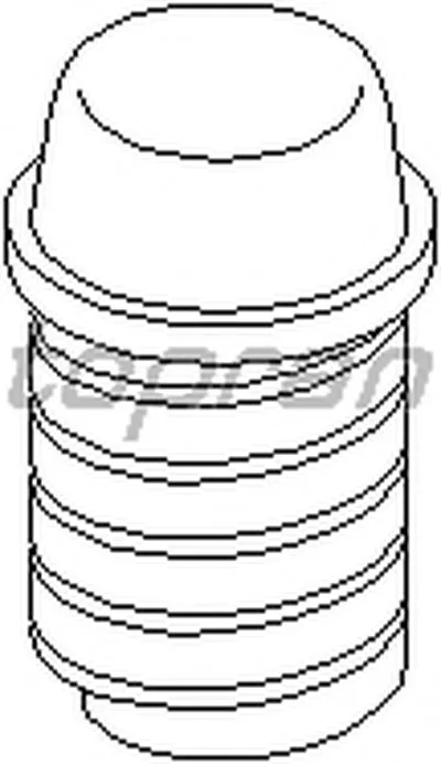Буфер, капот TOPRAN купить