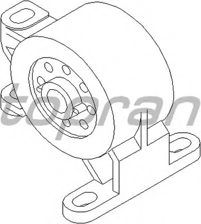 Подвеска, ступенчатая коробка передач TOPRAN купить