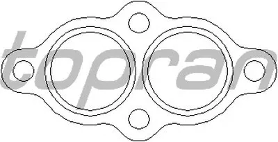 Прокладка, труба выхлопного газа TOPRAN купить