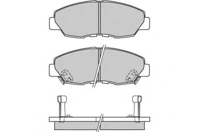 Комплект тормозных колодок, дисковый тормоз E.T.F. купить