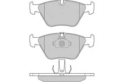 Комплект тормозных колодок, дисковый тормоз E.T.F. купить