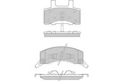 Комплект тормозных колодок, дисковый тормоз E.T.F. купить