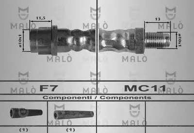 Тормозной шланг MALÒ купить