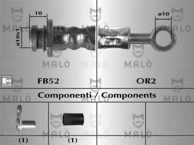 Тормозной шланг MALÒ купить